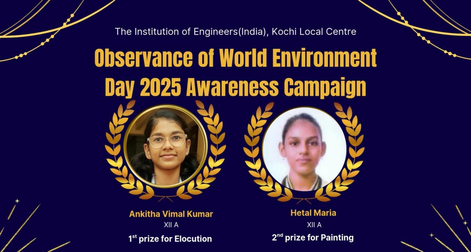 Ankitha Vimal Kumar and Hetal Maria