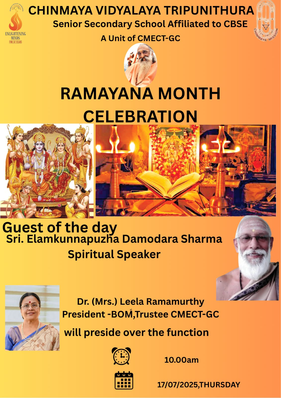 RAMAYANA MONTH CELEBRATION